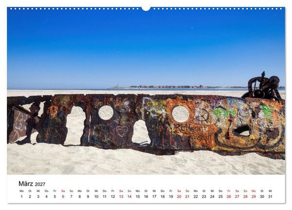 Produktbild: Norderney Paradies in der Nordsee (Wandkalender 2027 DIN A2 quer), CALVENDO Monatskalender