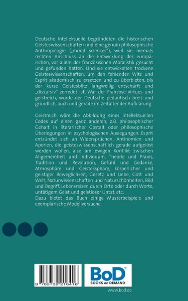 Produktbild: Esprit und Geisteswissenschaften