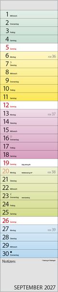 Produktbild: Planer Farbenspiel 2027
