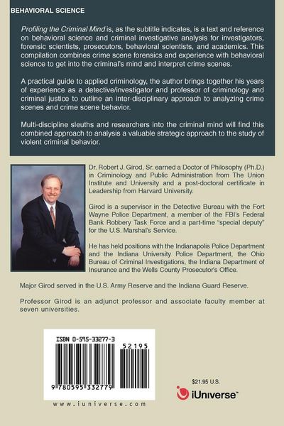 Produktbild: Profiling The Criminal Mind