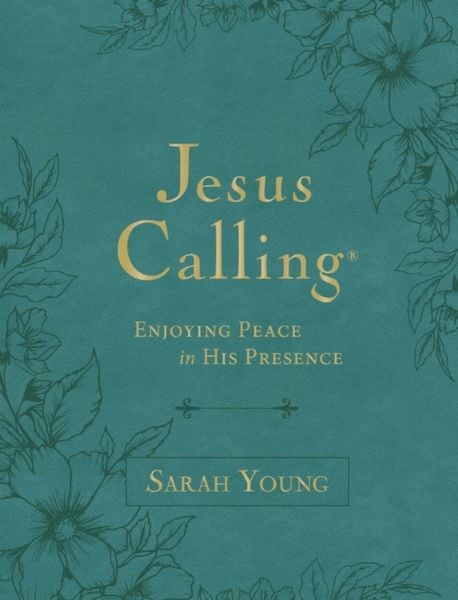 Produktbild: Jesus Calling, Large Text Teal Leathersoft, with Full Scriptures
