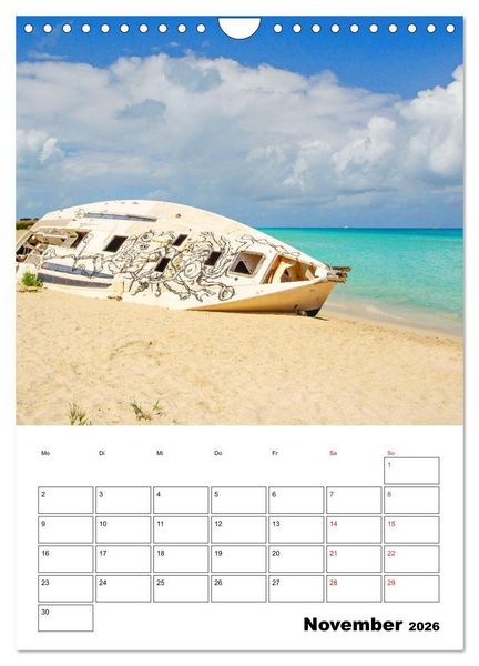 Produktbild: Karibik pur - mit Charme und Zauber (Wandkalender 2026 DIN A4 hoch), CALVENDO Monatskalender
