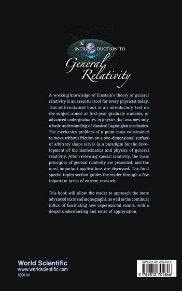 Produktbild: Introduction To General Relativity