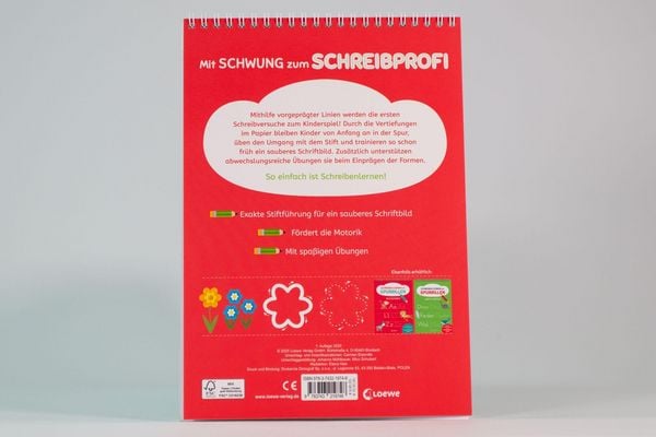 Produktbild: Schreiben lernen mit Spurrillen - Schreibvor&uuml;bungen