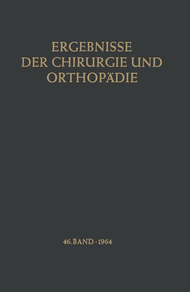 Produktbild: Ergebnisse der Chirurgie und Orthop&auml;die