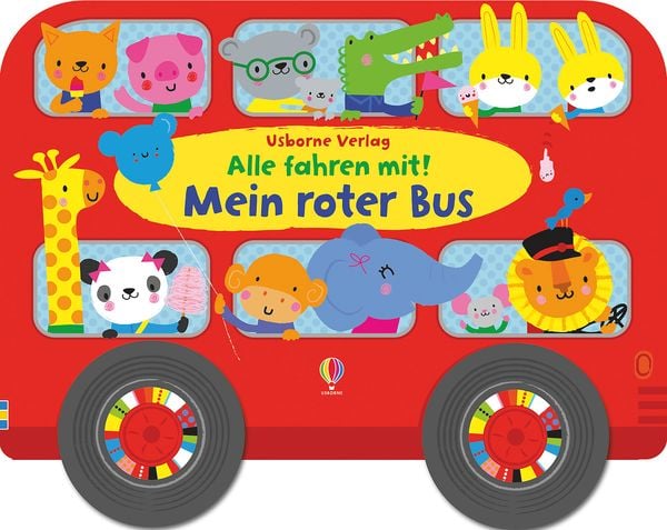 Alle fahren mit! Mein roter Bus, Gebundene Ausgabe von Fiona Watt, Usborne, 978-1-78232-767-7