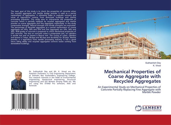 Produktbild: Mechanical Properties of Coarse Aggregate with Recycled Aggregates