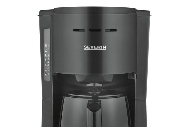 Produktbild: Severin KA 9306 Kaffeemaschine Schwarz Fassungsverm&ouml;gen Tassen=8 Isolierkanne, mit Filterkaffee-Funktion