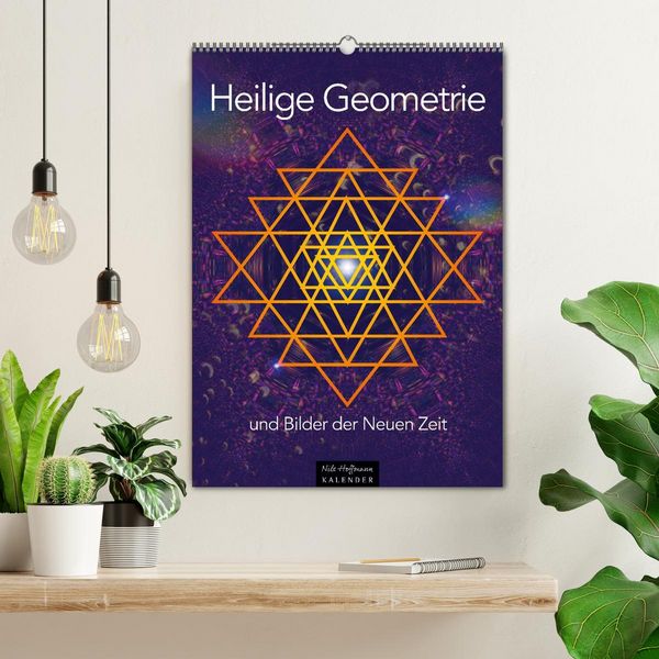 Produktbild: Heilige Geometrie und Bilder der Neuen Zeit (Wandkalender 2026 DIN A2 hoch), CALVENDO Monatskalender