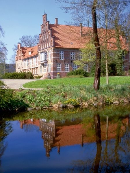 Produktbild: CALVENDO Puzzle Schloss Bergedorf im Hamburger Stadtgebiet | 1000 Teile Lege-Gr&ouml;&szlig;e 64x48cm Foto-Puzzle f&uuml;r gl&uuml;ckliche Stunden