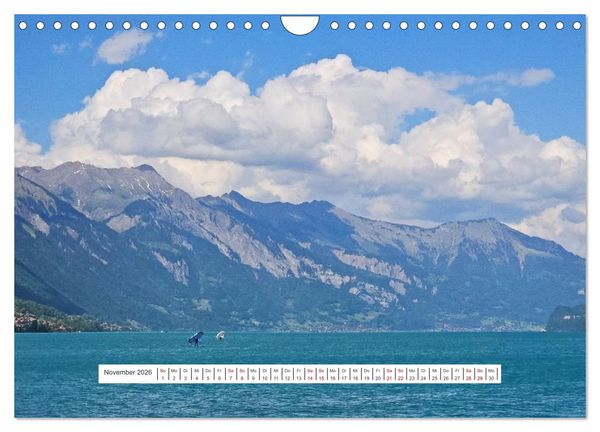 Produktbild: Berge und Seen der Schweiz - Mit dem Wohnmobil durch die Schweiz (Wandkalender 2026 DIN A4 quer), CALVENDO Monatskalender