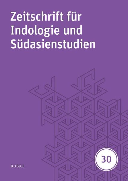 Produktbild: Zeitschrift f&uuml;r Indologie und S&uuml;dasienstudien, Band 30 (2013)