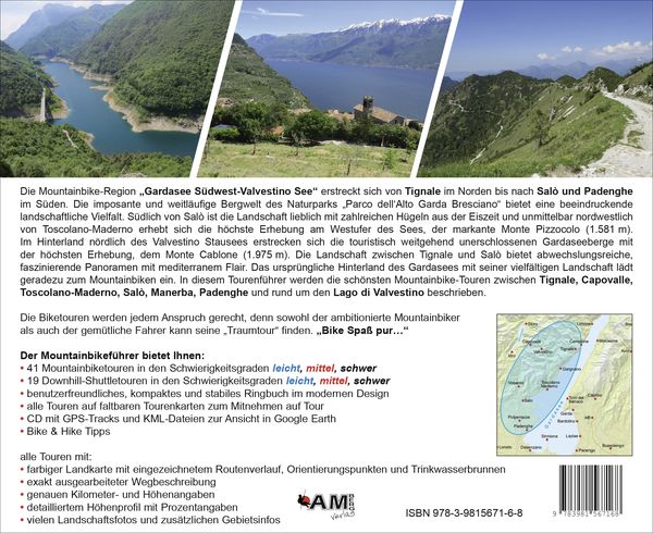 Produktbild: Mountainbike Touren Gardasee S&uuml;dwest - Valvestino See