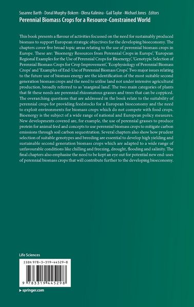 Produktbild: Perennial Biomass Crops for a Resource-Constrained World