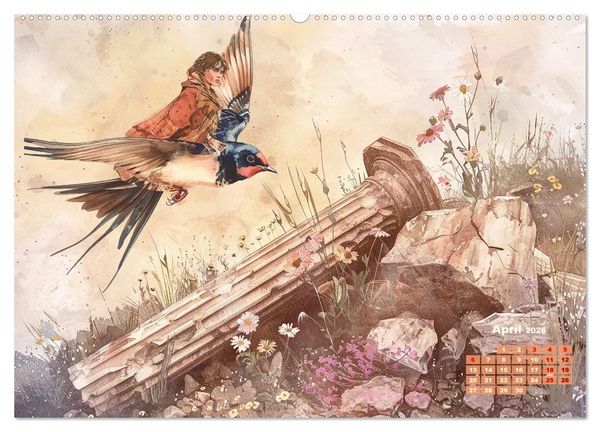 Produktbild: Zwischen Traum und Trag&ouml;die (Wandkalender 2026 DIN A2 quer), CALVENDO Monatskalender