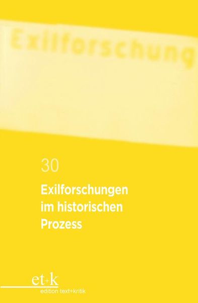 Produktbild: Exilforschungen im historischen Prozess