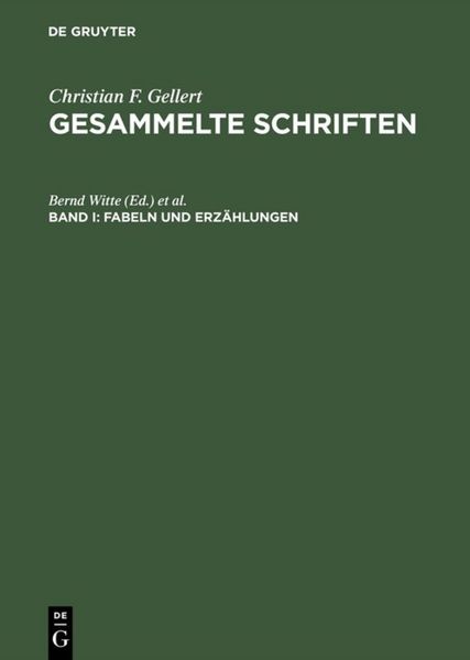 Produktbild: Fabeln und Erz&auml;hlungen
