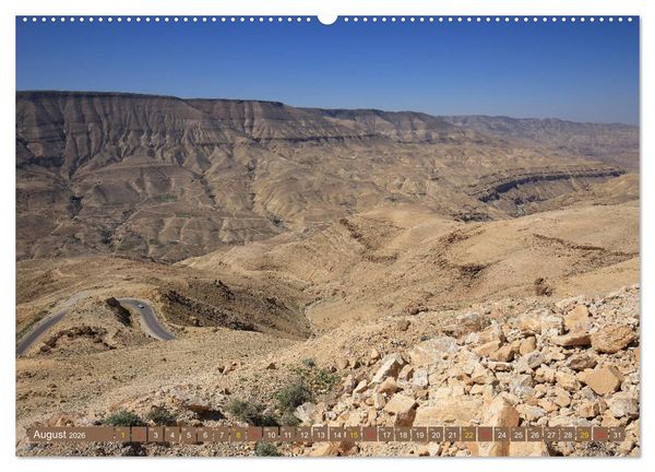 Produktbild: Jordanien - Ein Land der Superlative (Wandkalender 2026 DIN A2 quer), CALVENDO Monatskalender