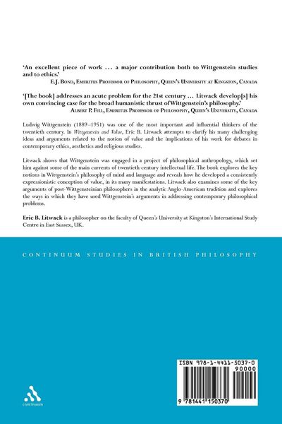 Produktbild: Wittgenstein and Value