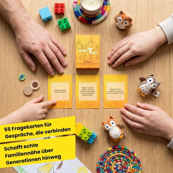 Produktbild: FamilyTalk Gespr&auml;chsfragekarten (Pocket Size)