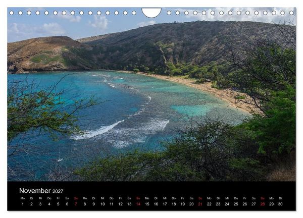 Produktbild: Hawaii - Oahu - Maui (Wandkalender 2027 DIN A4 quer), CALVENDO Monatskalender