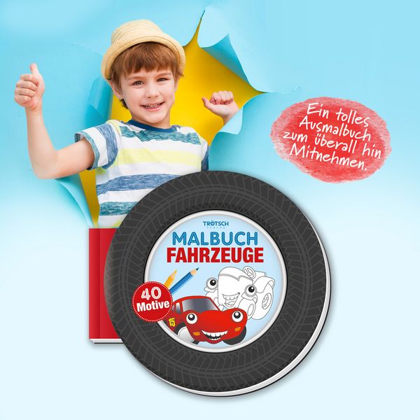 Produktbild: Tr&ouml;tsch Malbuch Fahrzeuge Malbuch