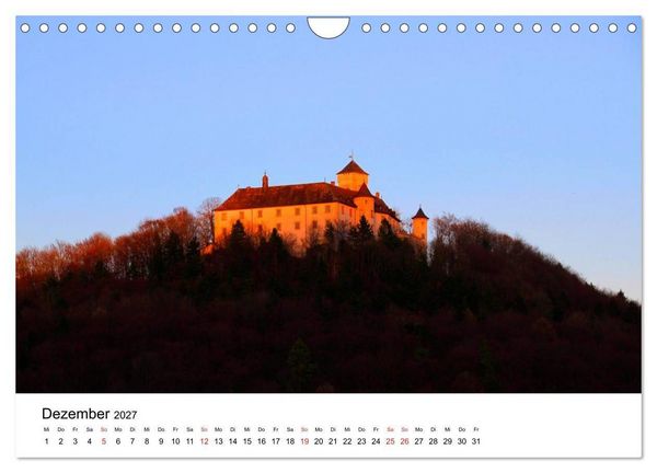Produktbild: Deutschlands Burgen - Von der Burg zum Schloss (Wandkalender 2027 DIN A4 quer), CALVENDO Monatskalender
