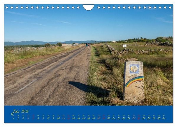 Produktbild: Camino 2026 (Wandkalender 2026 DIN A4 quer), CALVENDO Monatskalender
