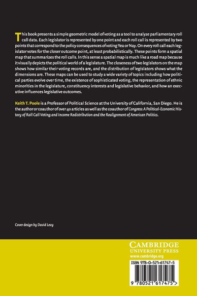 Produktbild: Spatial Models Parliamentary Voting