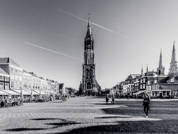 Produktbild: CALVENDO Puzzle Blick auf die Nieuwe Kerk 1000 Teile Puzzle quer | 1000 Teile Lege-Gr&ouml;&szlig;e 64 &times; 48 cm Foto-Puzzle f&uuml;r gl&uuml;ckliche Stunden