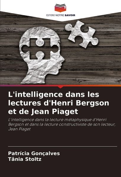Produktbild: L'intelligence dans les lectures d'Henri Bergson et de Jean Piaget