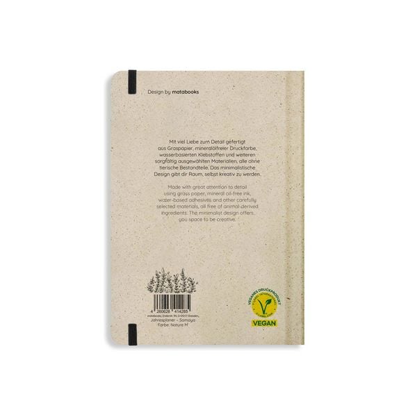 Produktbild: matabooks &ndash; A5 Kalender Samaya 2027 Farbe: Nature M (DE/EN)