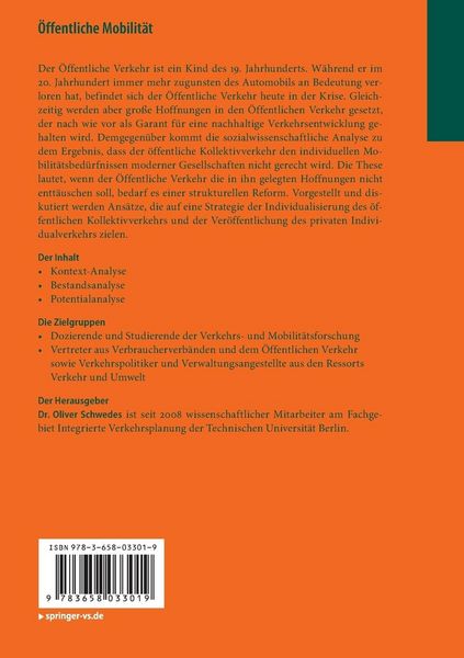 Produktbild: &Ouml;ffentliche Mobilit&auml;t