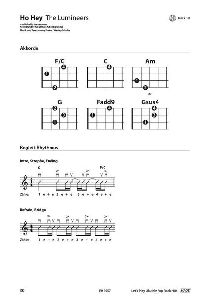 Produktbild: Let's Play Ukulele Pop Rock Hits (mit 2 CDs)
