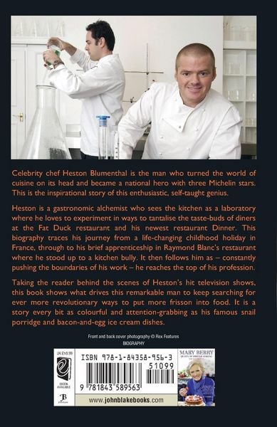 Produktbild: Heston Blumenthal - The Biography of the World's Most Brilliant Master Chef