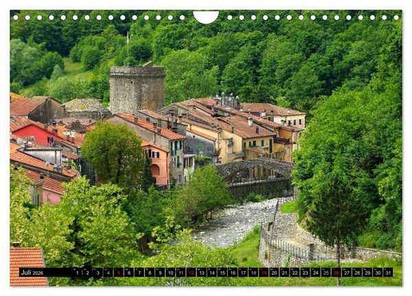 Produktbild: Ligurien - Berge und Meer (Wandkalender 2026 DIN A4 quer), CALVENDO Monatskalender