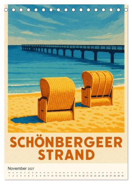 Produktbild: Norddeutsche Kleinode - City Poster (Tischkalender 2027 DIN A5 hoch), CALVENDO Monatskalender