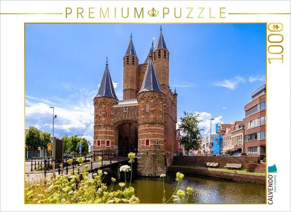 Produktbild: CALVENDO Puzzle Haarlem Amsterdamse Poort | 1000 Teile Lege-Gr&ouml;&szlig;e 64x48cm Foto-Puzzle f&uuml;r gl&uuml;ckliche Stunden