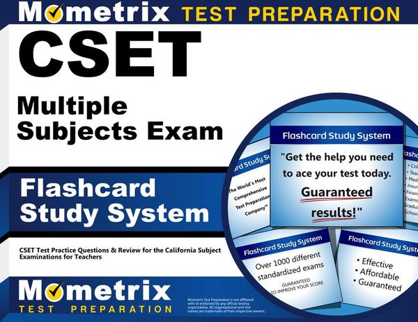 Produktbild: Cset Multiple Subjects Exam Flashcard Study System
