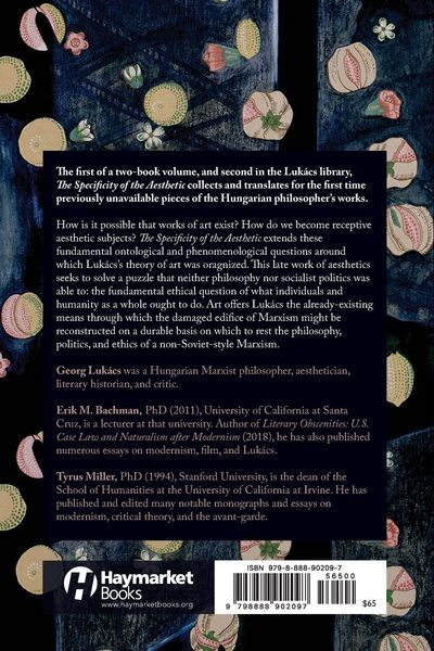 Produktbild: The Specificity of the Aesthetic, Volume 1