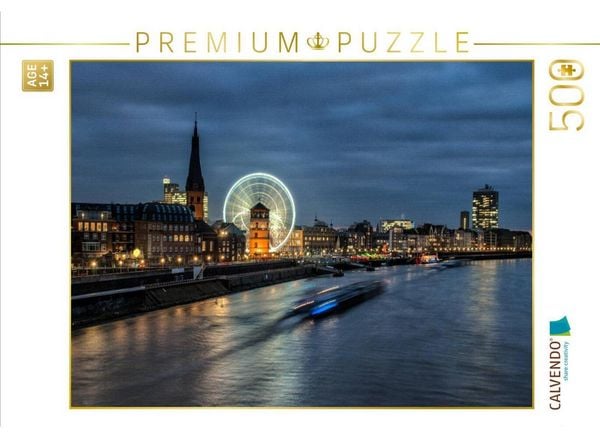 CALVENDO Puzzle Riesenrad auf dem Burgplatz/Altstadt | 500 Teile Lege-Größe 48 × 36 cm Foto-Puzzle für Erwachsene
