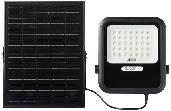 Produktbild: Sygonix SY-6313014 Solar-Wandstrahler 20W Leuchtfarben: Warmwei&szlig;