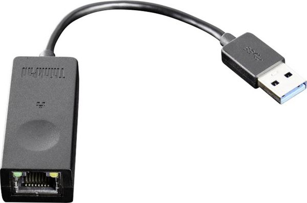 Lenovo ThinkPad USB 3.0 Ethernet adapter Netzwerkadapter 1000 MBit/s USB 3.0, LAN (10/100/1000 MBit/s)