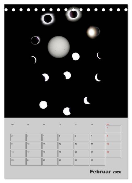 Produktbild: Wunderbares Universum (Tischkalender 2026 DIN A5 hoch), CALVENDO Monatskalender