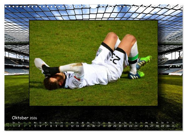 Produktbild: Fu&szlig;ball regiert die Welt (Wandkalender 2026 DIN A3 quer), CALVENDO Monatskalender