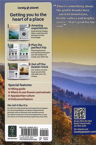 Produktbild: Lonely Planet Great Smoky Mountains National Park
