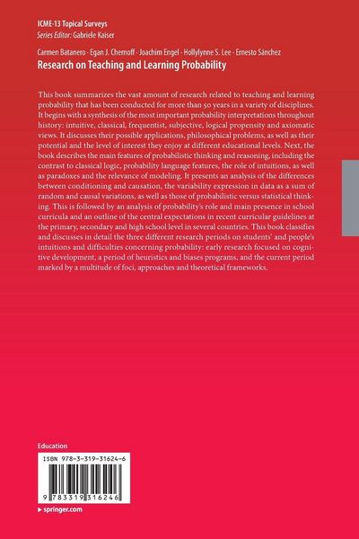 Produktbild: Research on Teaching and Learning Probability
