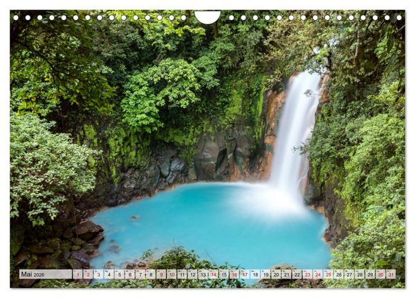 Produktbild: Costa Rica - Tierwelt und Landschaften (Wandkalender 2026 DIN A4 quer), CALVENDO Monatskalender