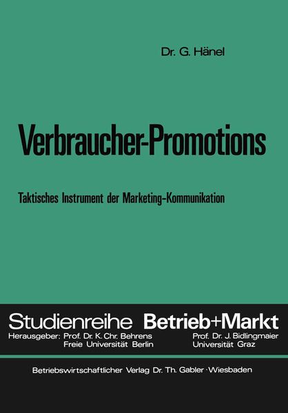 Produktbild: Verbraucher-Promotions