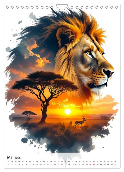 Produktbild: Im Bann der Wildnis (Wandkalender 2026 DIN A4 hoch), CALVENDO Monatskalender